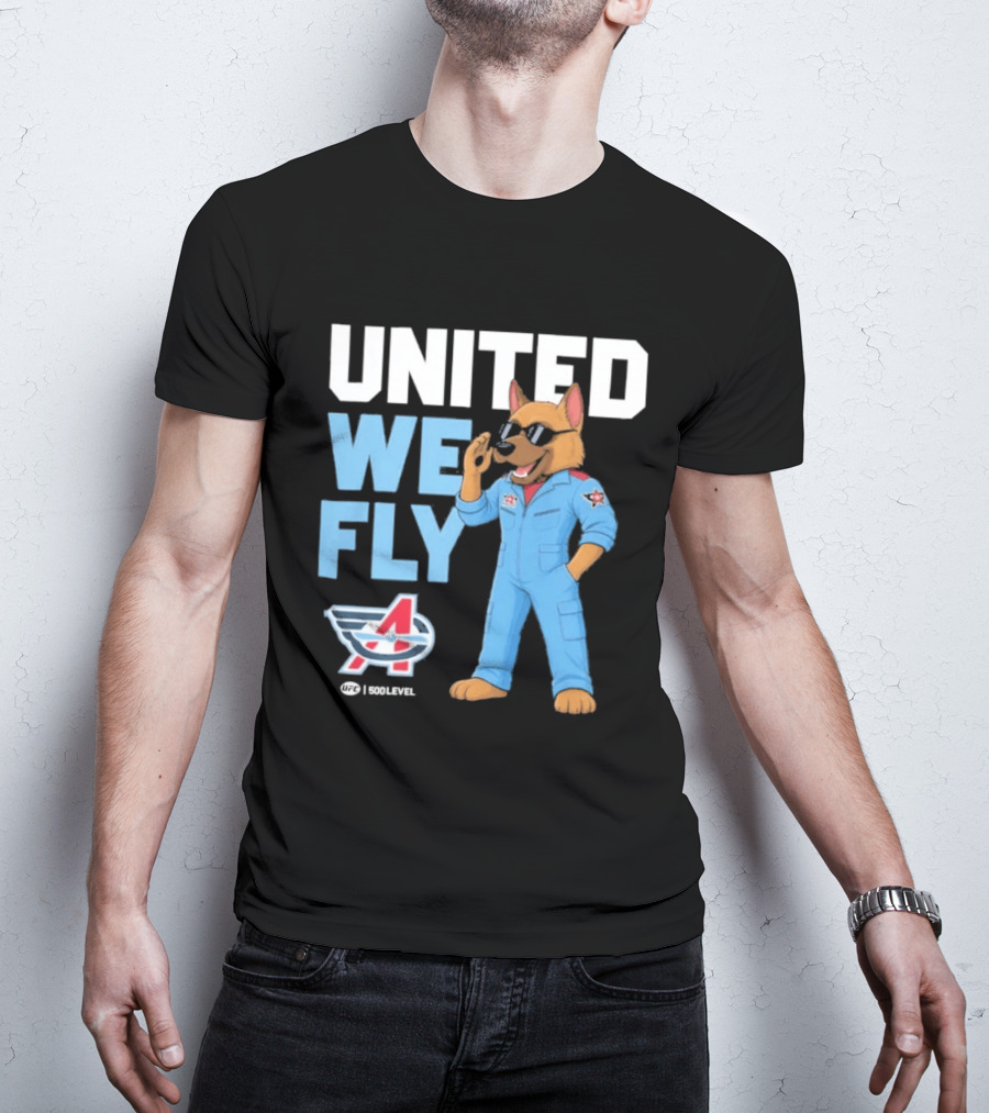 United We Fly Columbus Aviators UFL Maverick Navy T-Shirt