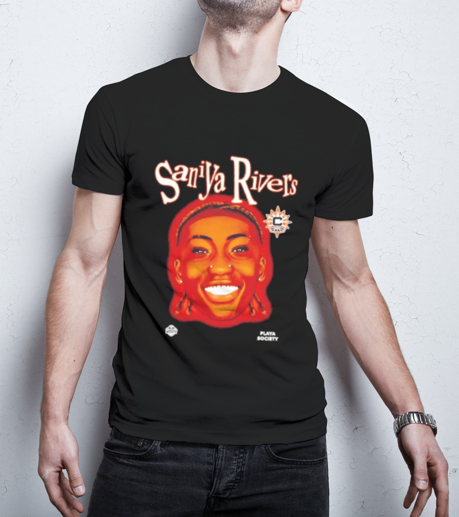 Saniyya Rivers Connecticut Sun Player Galaxy Big Head T-Shirt
