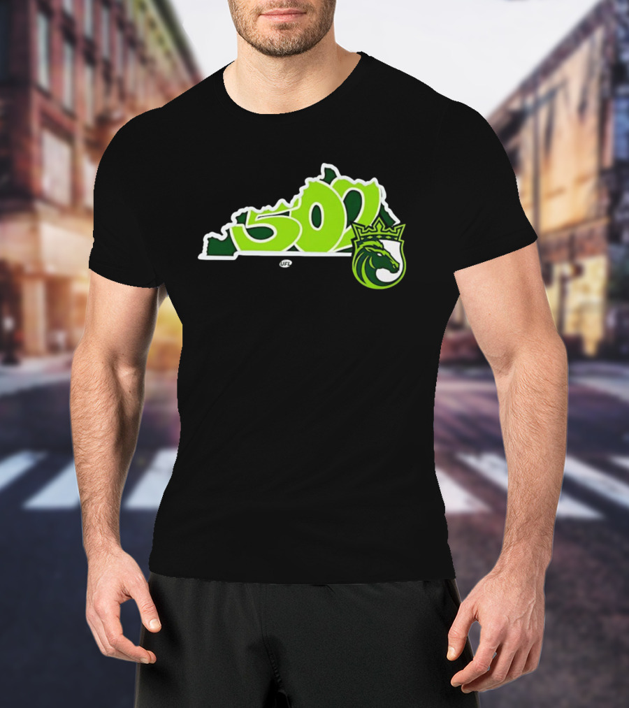 Louisville Kentucky 502 Xtreme United Football UFL Dragon Crest T-Shirt