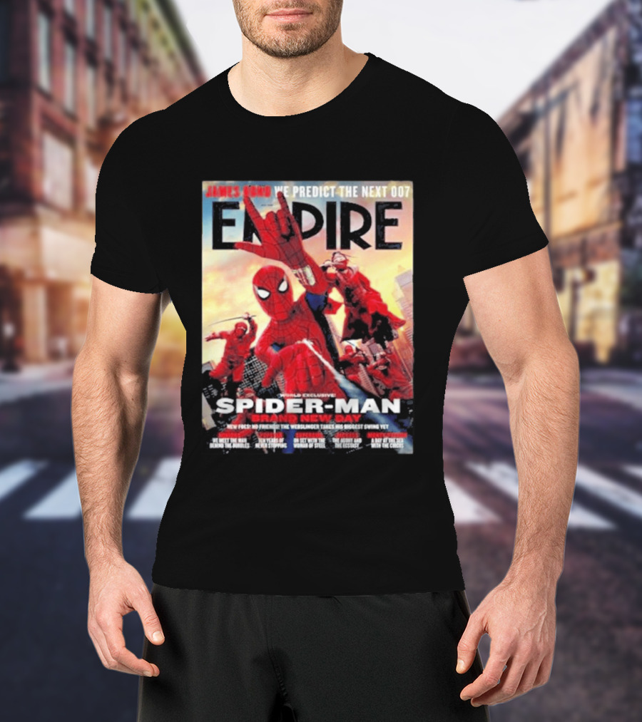 Empire Magazine Spider Man Brand New Day The Webslinger Takes His Biggest Swing Yet T-Shirt