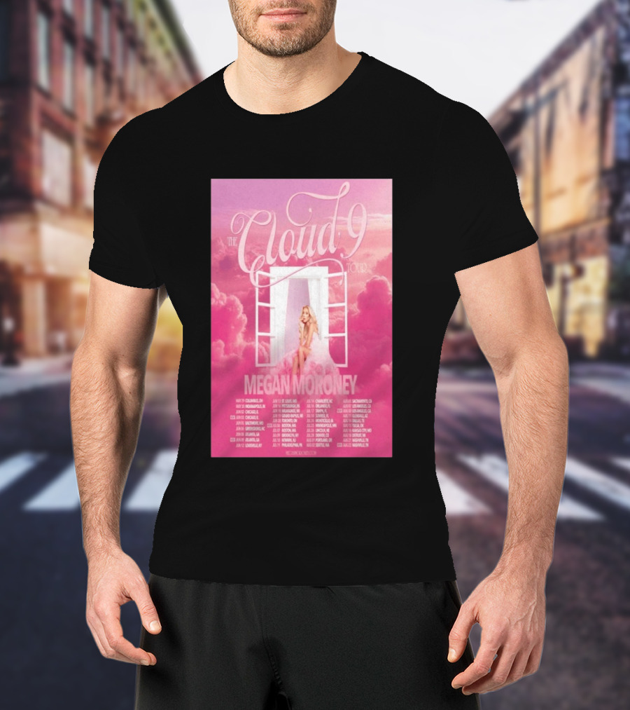 The Cloud 9 Tour Megan Moroney Chicago June 02 2026 T-Shirt