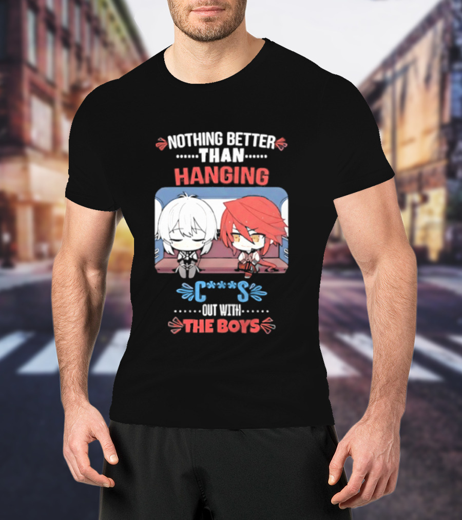 Stelle And Himeko Nothing Better Than Hanging Out With The Boys T-Shirt