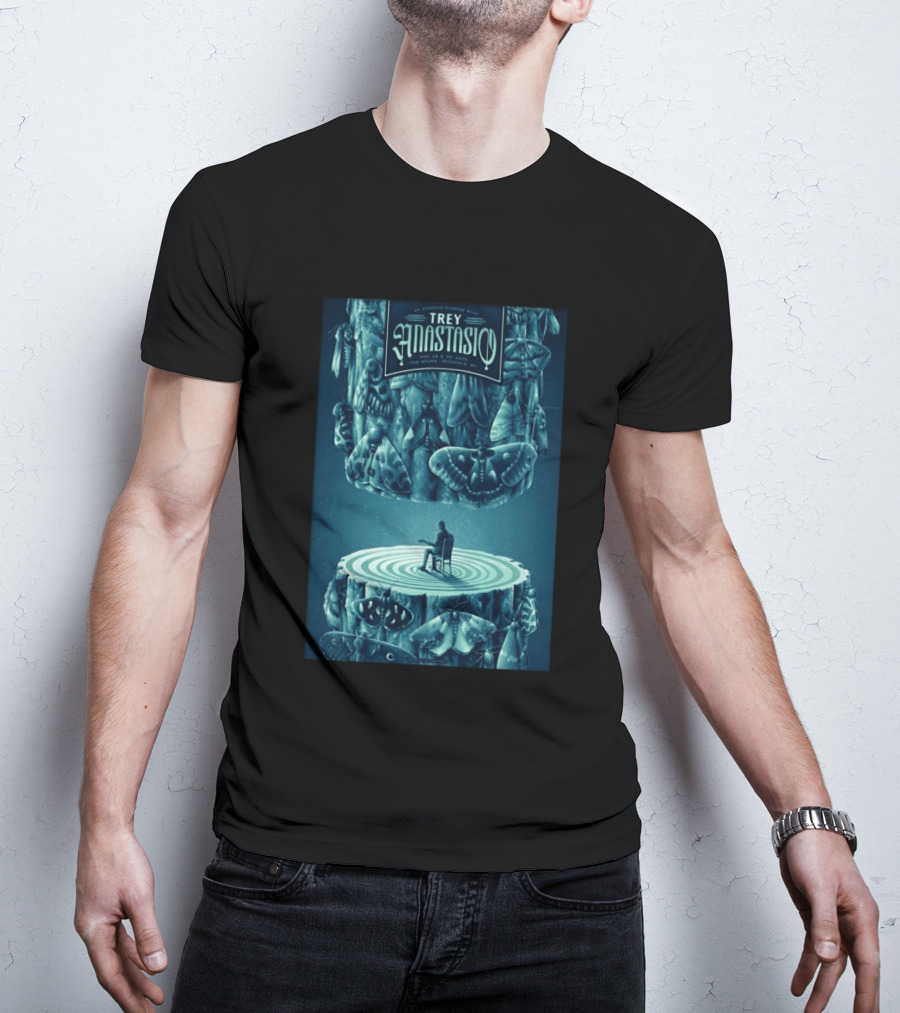 Trey Anastasio Acoustic Evening May 29 30 2026 Wilma Missoula MT Moth T-Shirt