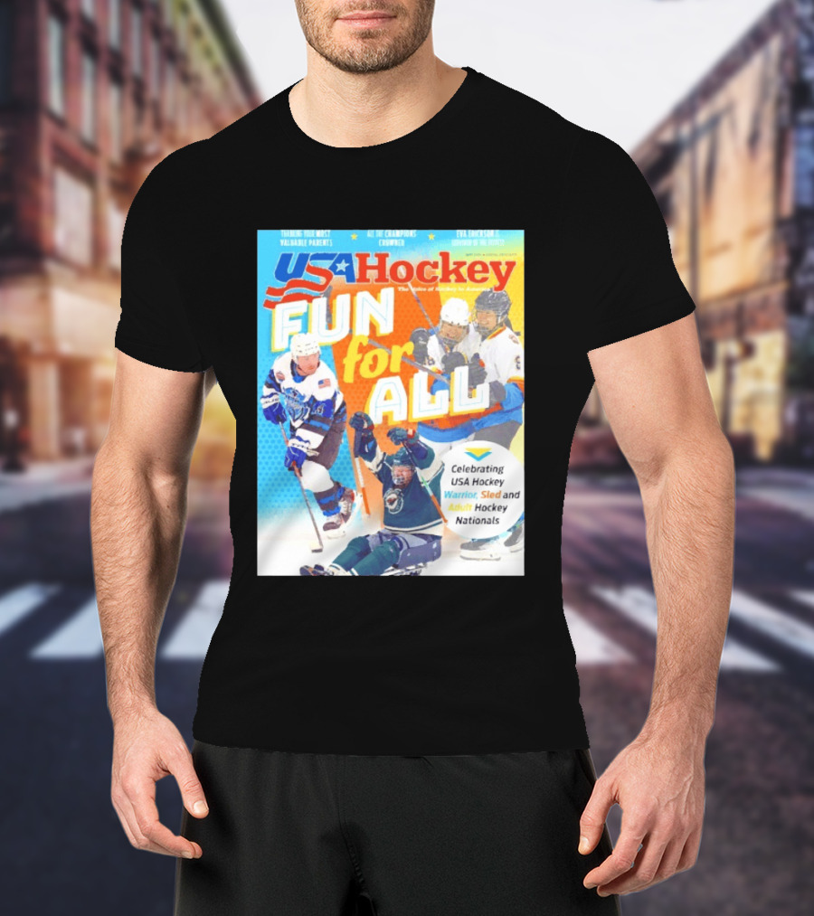USA Hockey Fun For All Celebrating Warrior Sled And Adult Hockey Nationals T-Shirt