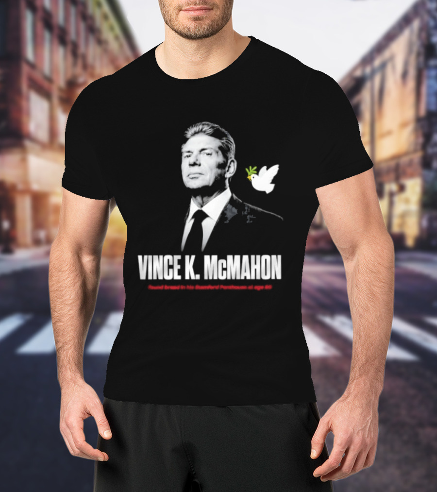 Vince K. McMahon Dove And Clover T-Shirt