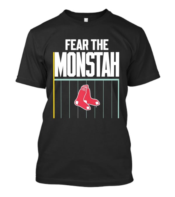 Boston Red Sox Fear The Monstah Major League Baseball Green Monster T-Shirt