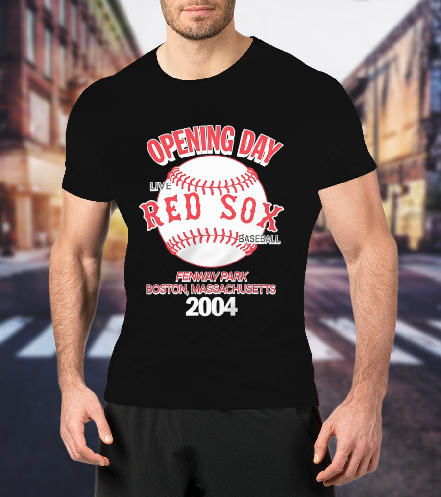 Opening Day Red Sox Fenway Park Boston Massachusetts 2004 T-Shirt