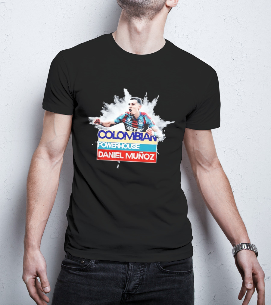 Colombian Powerhouse Daniel Muñoz Crystal Palace Premier League T-Shirt