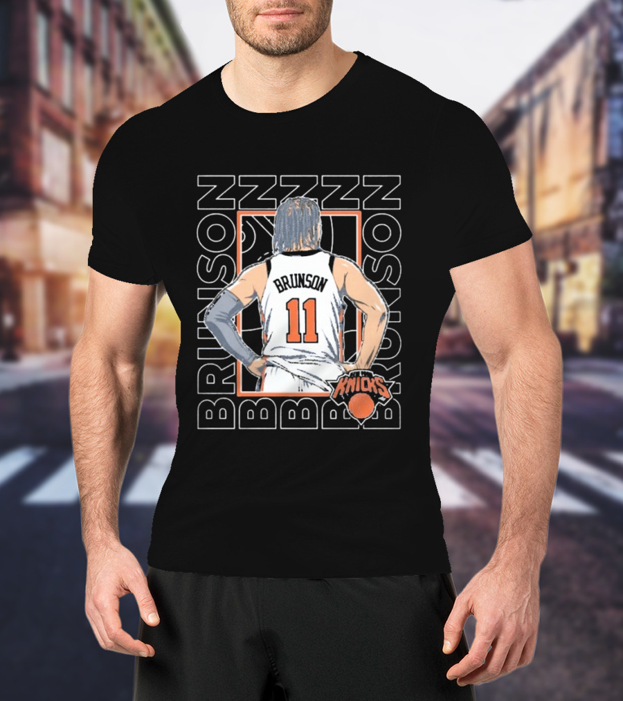 BRUNSON 11 New York Knicks Jalen Brunson ZZZZ T-Shirt