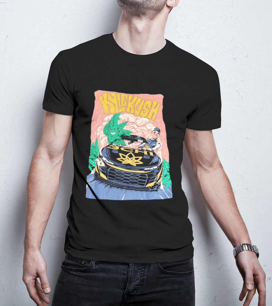 Kyle Kush NASCAR 8 3CHI Racing Car Cannabis T-Shirt