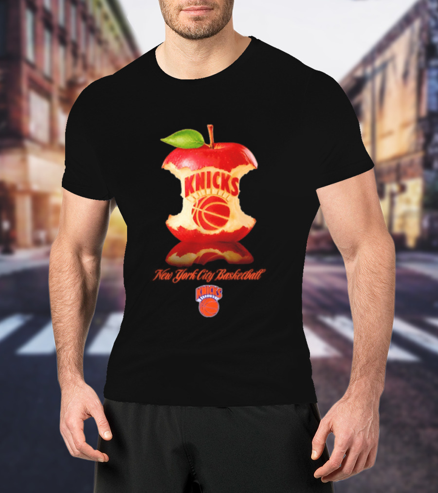 New York Knicks Big Apple Basketball NYC T-Shirt
