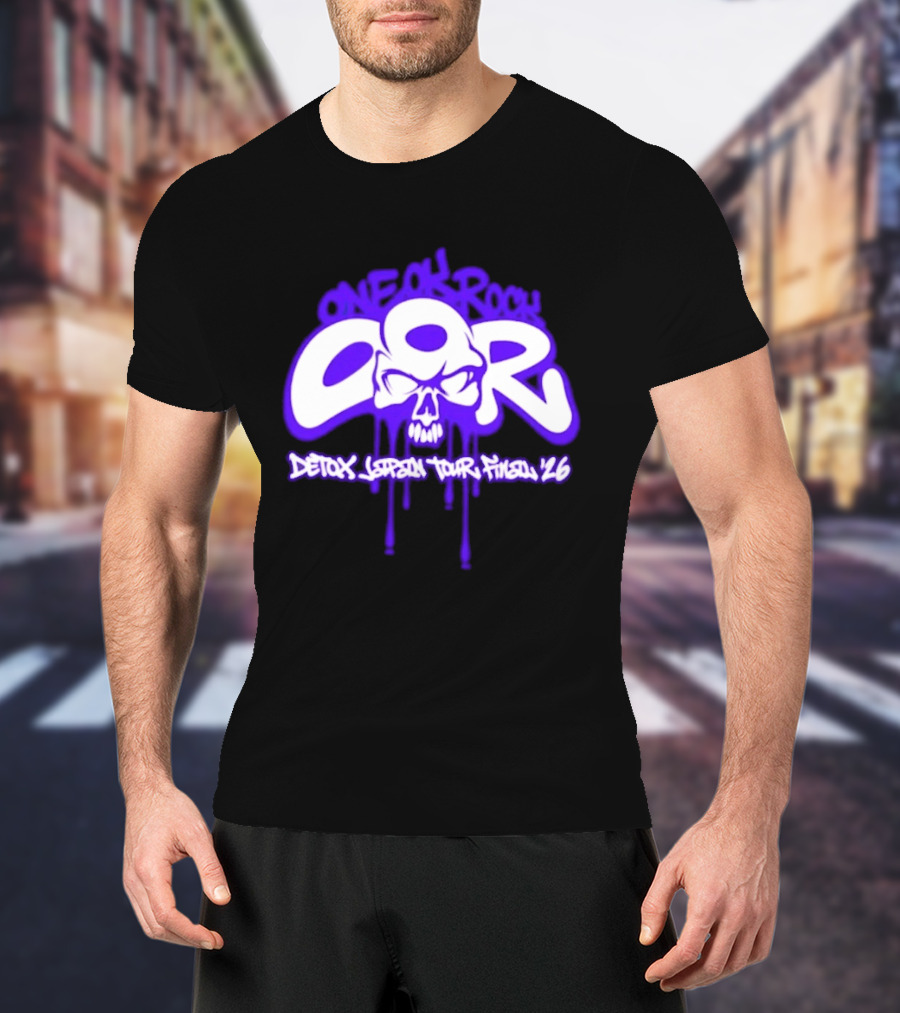 One Ok Rock Cor Skull Detox Japan Tour Final '26 T-Shirt