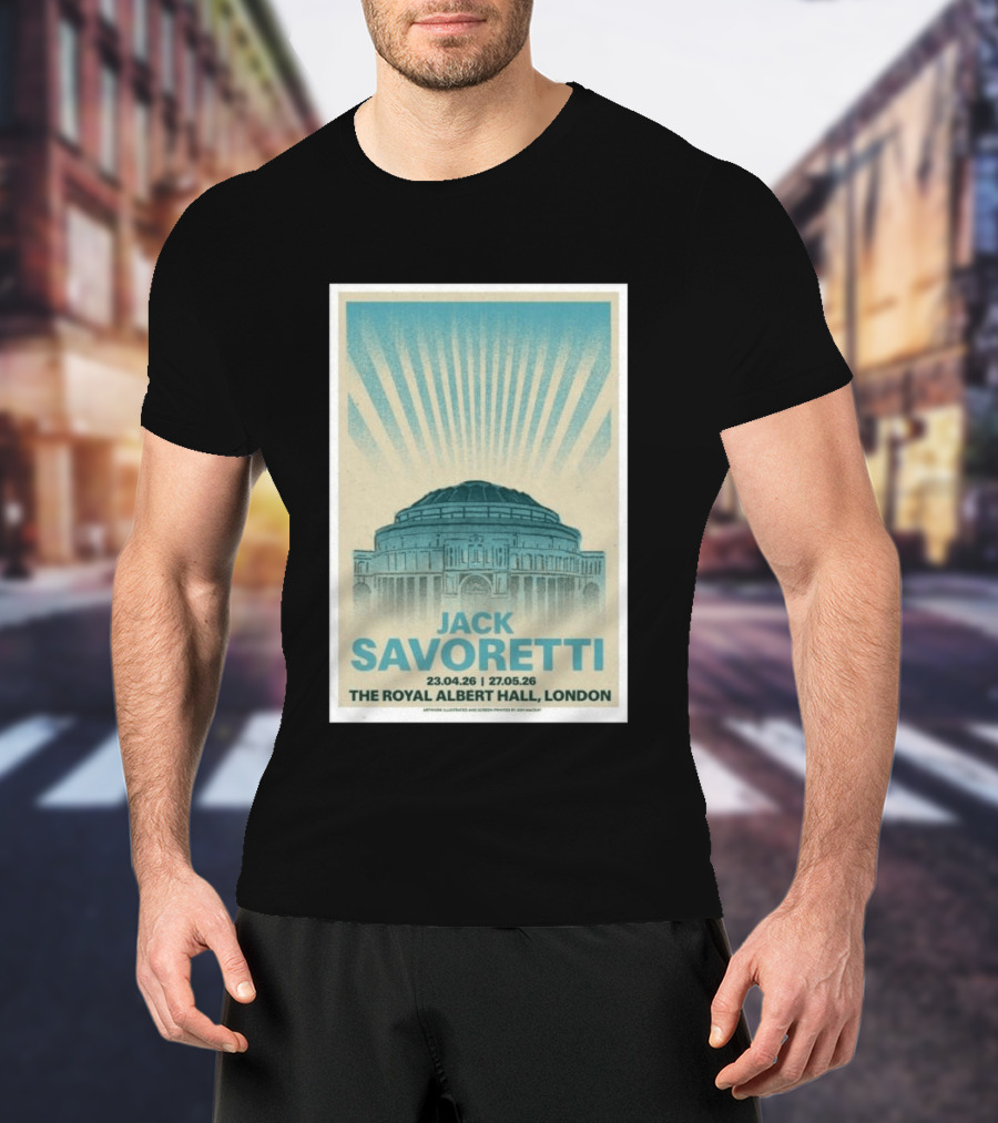Jack Savoretti The Royal Albert Hall London Tour 23.04.26 27.05.26 T-Shirt