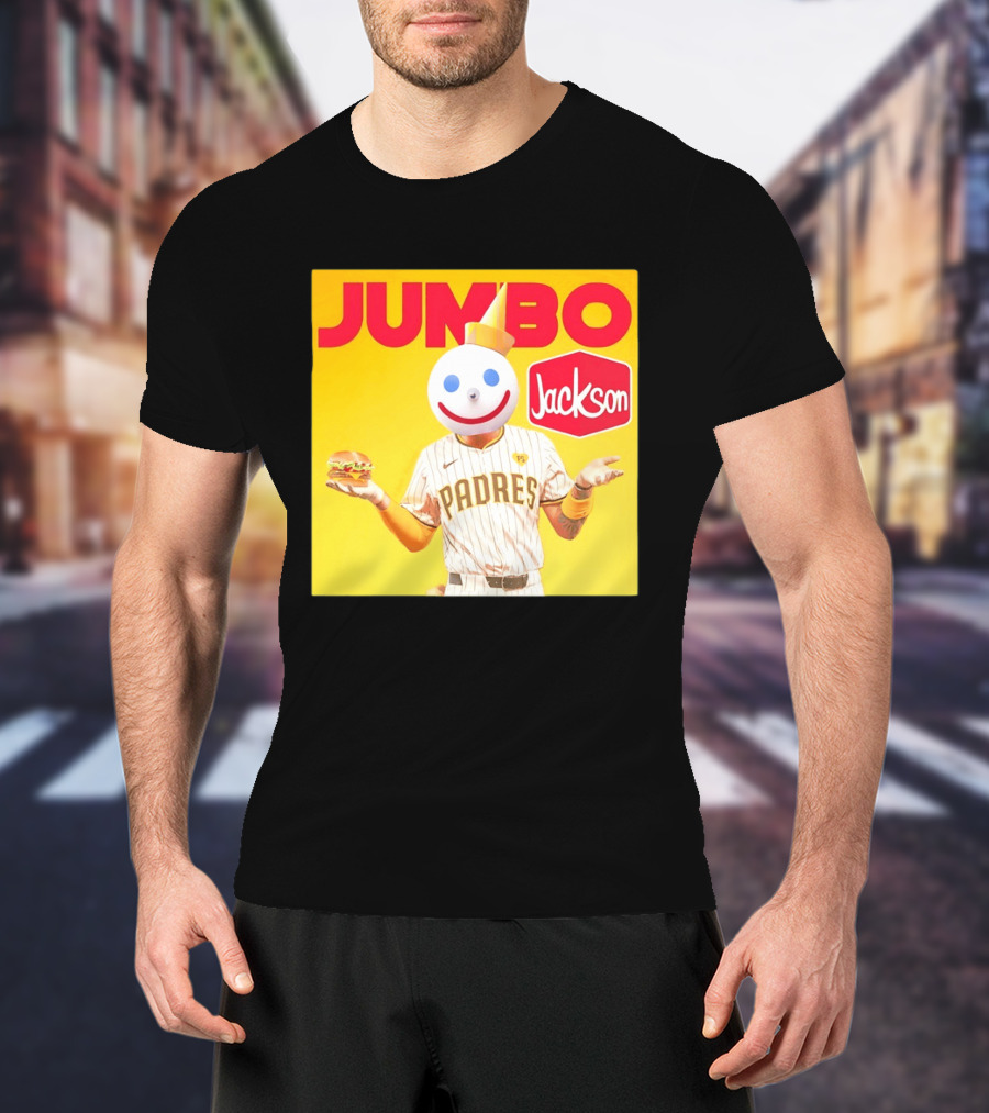 San Diego Padres MLB Jumbo Jack Jackson Collaboration T-Shirt