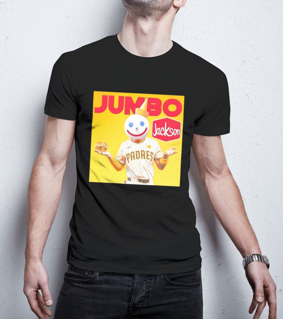 San Diego Padres MLB Jumbo Jack Jackson Collaboration T-Shirt