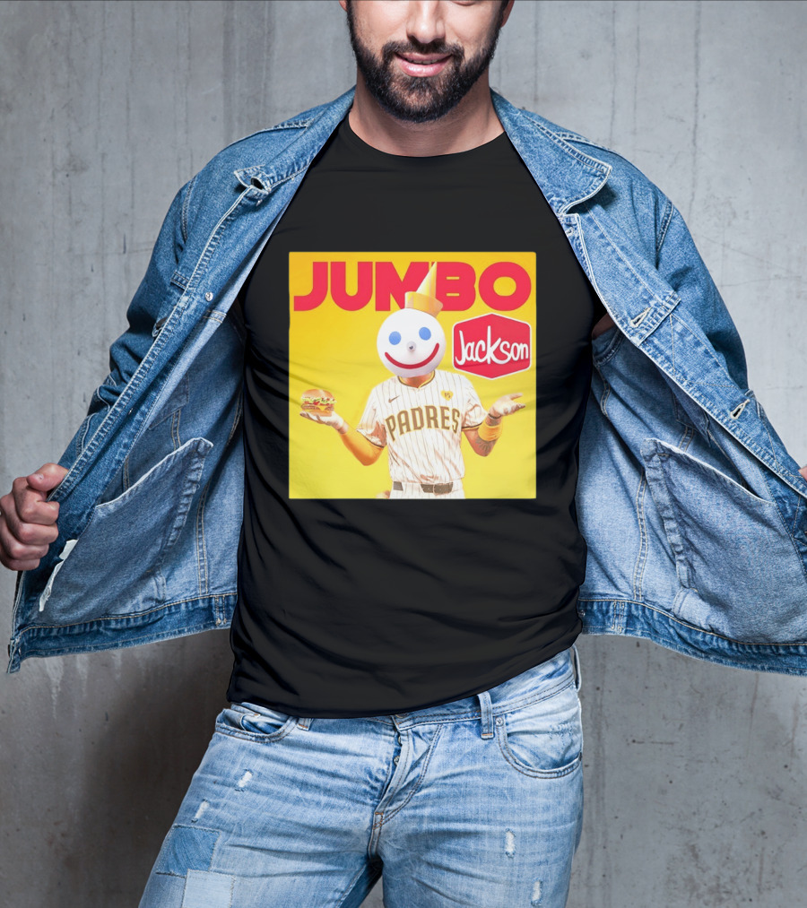 San Diego Padres MLB Jumbo Jack Jackson Collaboration T-Shirt