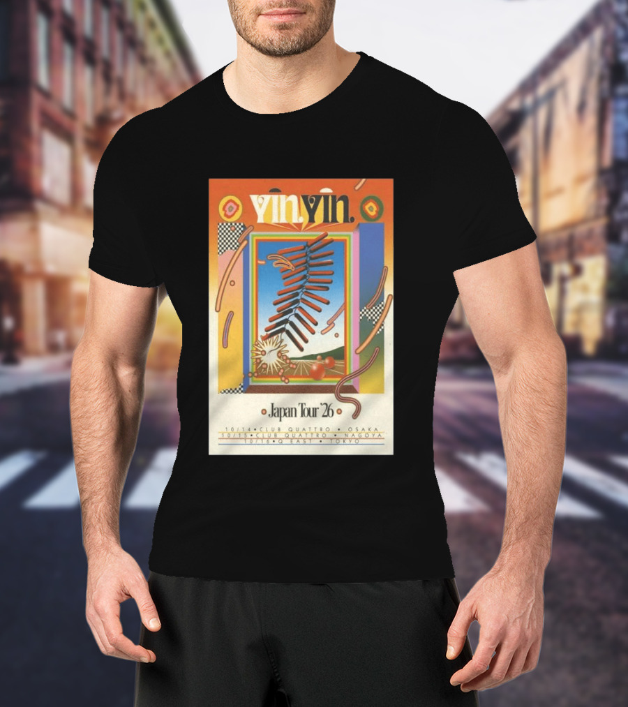 YinYin Japan Tour 2026 Club Quattro Osaka Nagoya Tokyo T-Shirt