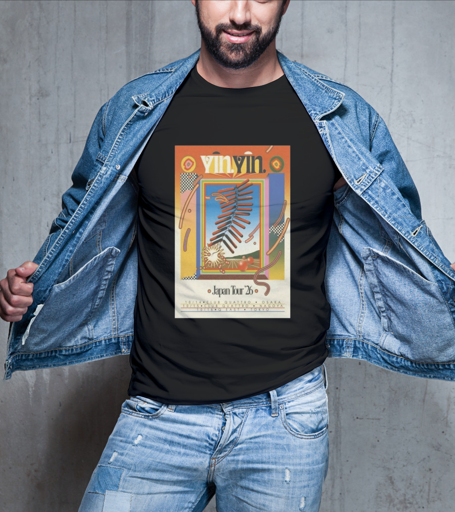 YinYin Japan Tour 2026 Club Quattro Osaka Nagoya Tokyo T-Shirt