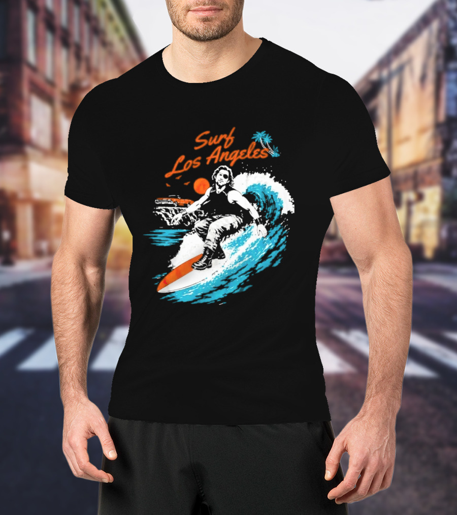 Surf Los Angeles Snake Plissken Escape From New York T-Shirt