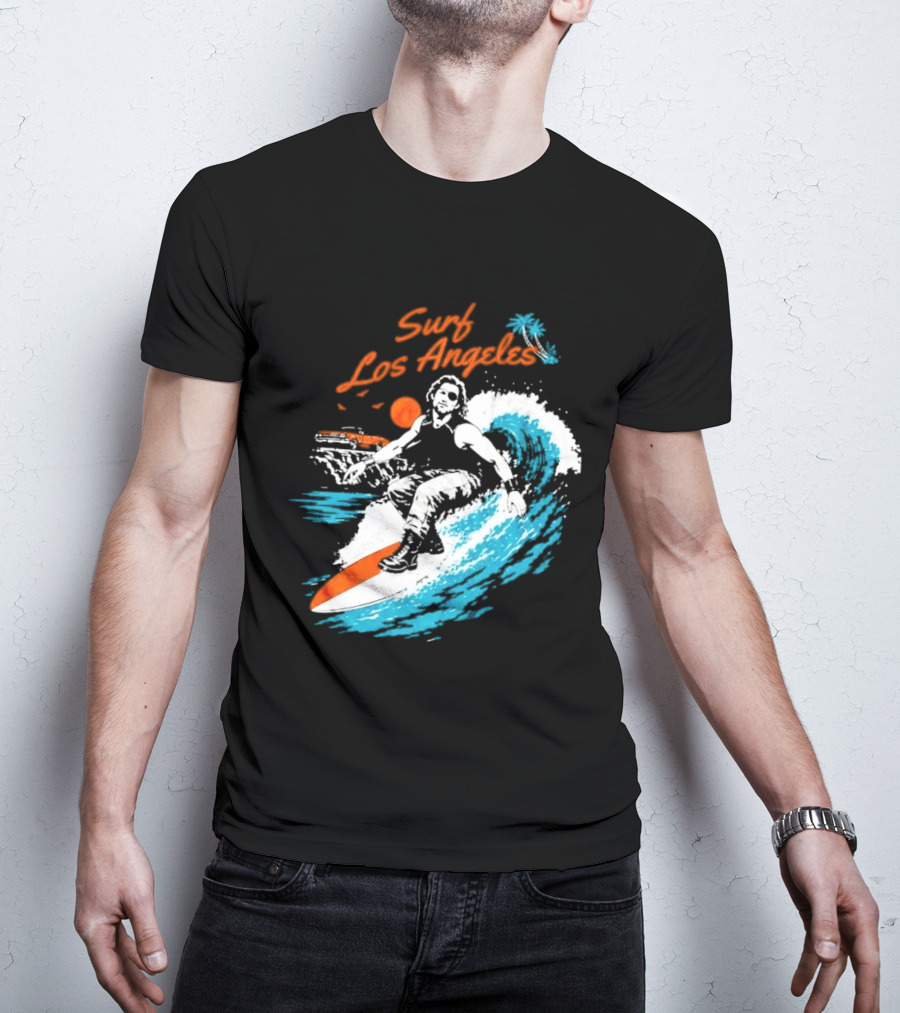 Surf Los Angeles Snake Plissken Escape From New York T-Shirt