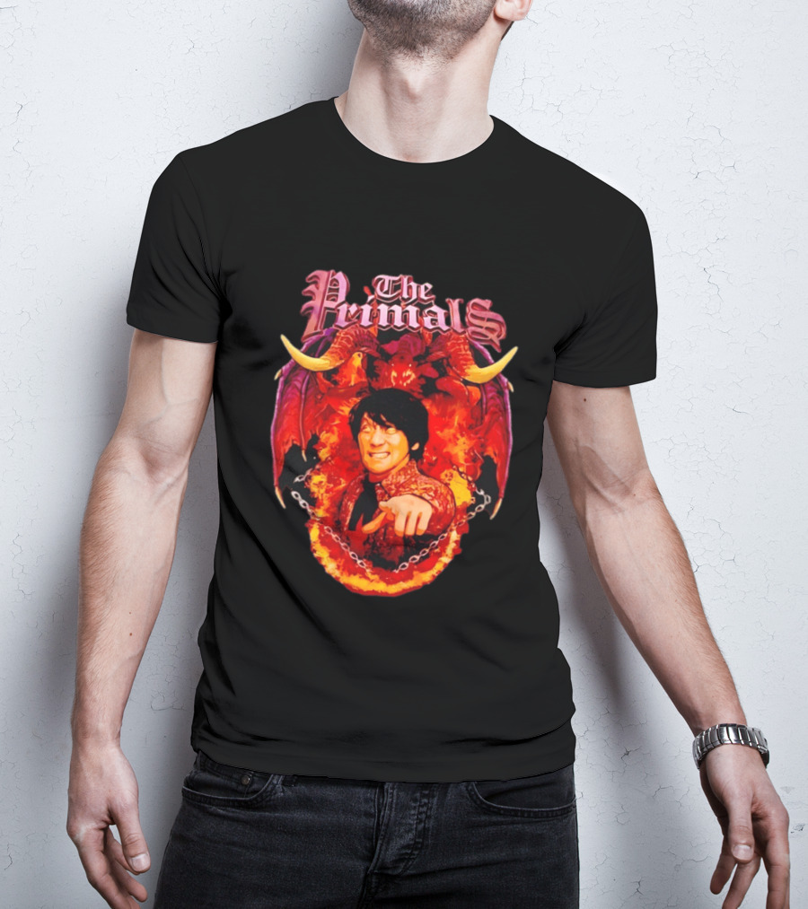 The Primals Naoki Yoshida Yoshi P Final Fantasy XIV Eorzea Square Enix Flame T-Shirt