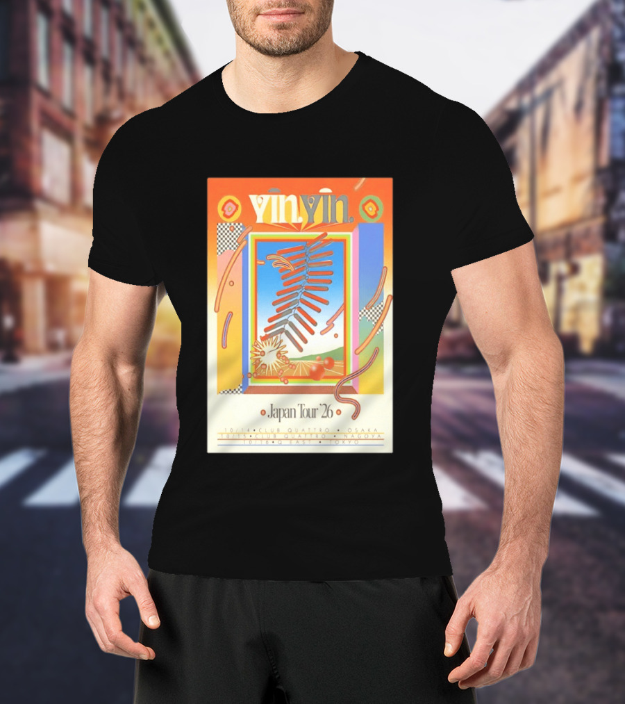 Yin Yin Japan Tour 26 Club Quattro Osaka Nagoya Q East Tokyo T-Shirt