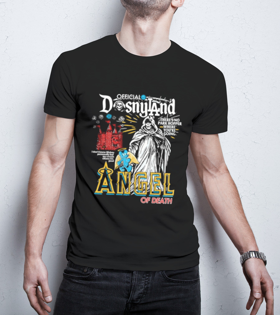 Angel Of Death Dosnyland Los Angeles No Park Hopper Going T-Shirt