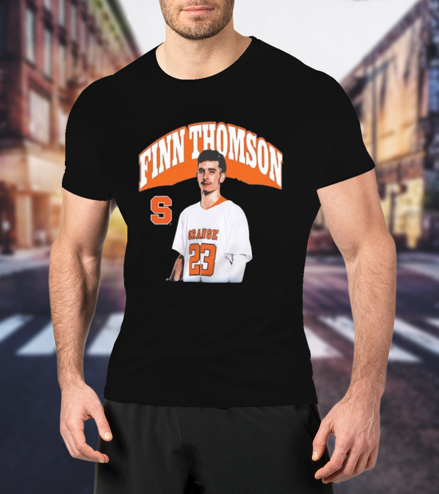 Syracuse Orange Lacrosse Finn Thomson Number 23 T-Shirt