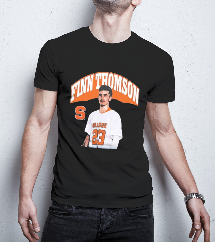 Syracuse Orange Lacrosse Finn Thomson Number 23 T-Shirt
