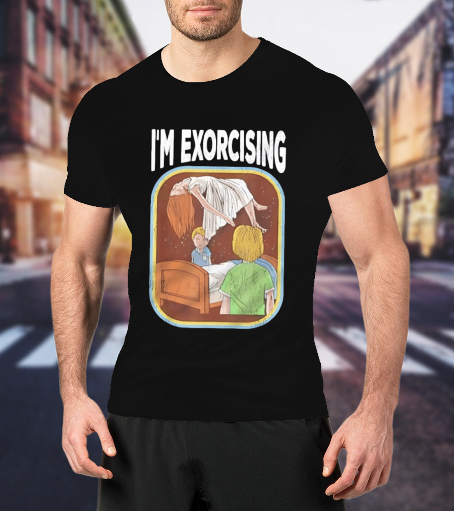I'm Exorcising NJ Horror Paranormal Child Scene T-Shirt