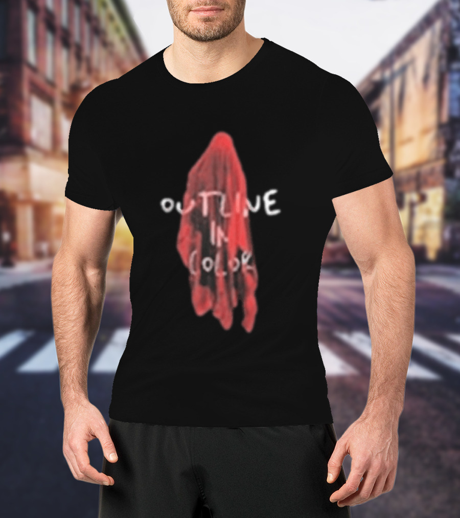 Outline In Color Coast Is Clear Ghost T-Shirt