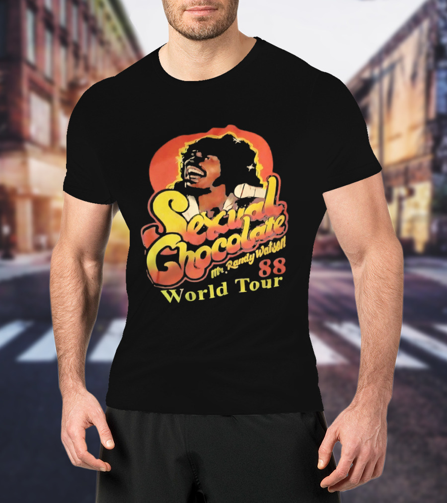 Sexual Chocolate Mr Randy Watson 88 World Tour Eddie Murphy Coming To America T-Shirt