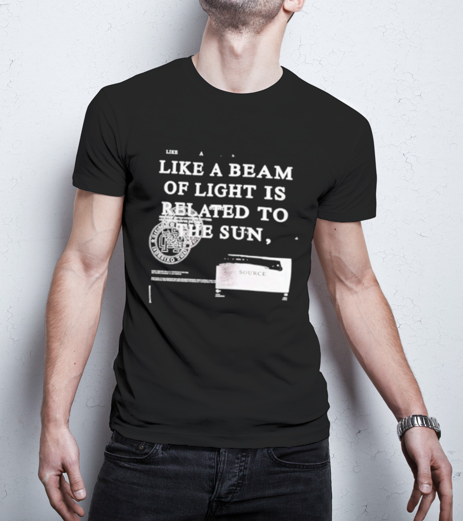 Kyrie Irving Like A Beam Of Light Is Related To The Sun Cosmic Court Vision T-Shirt