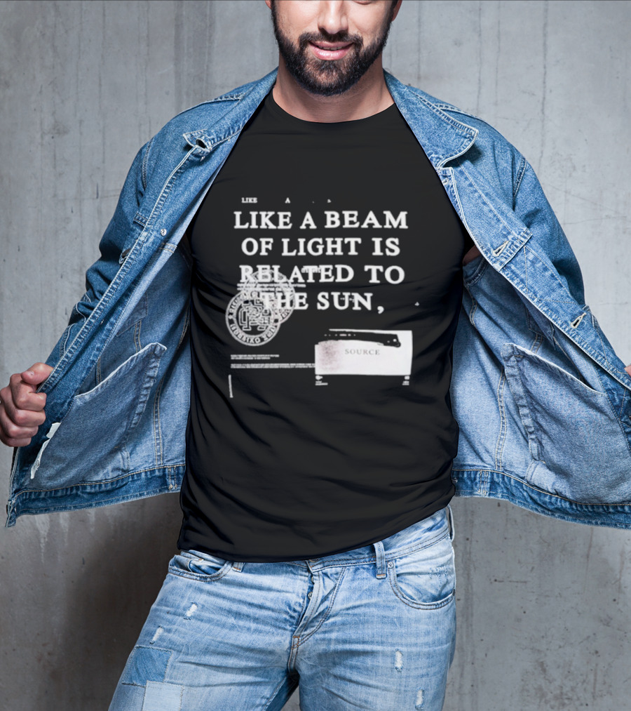 Kyrie Irving Like A Beam Of Light Is Related To The Sun Cosmic Court Vision T-Shirt