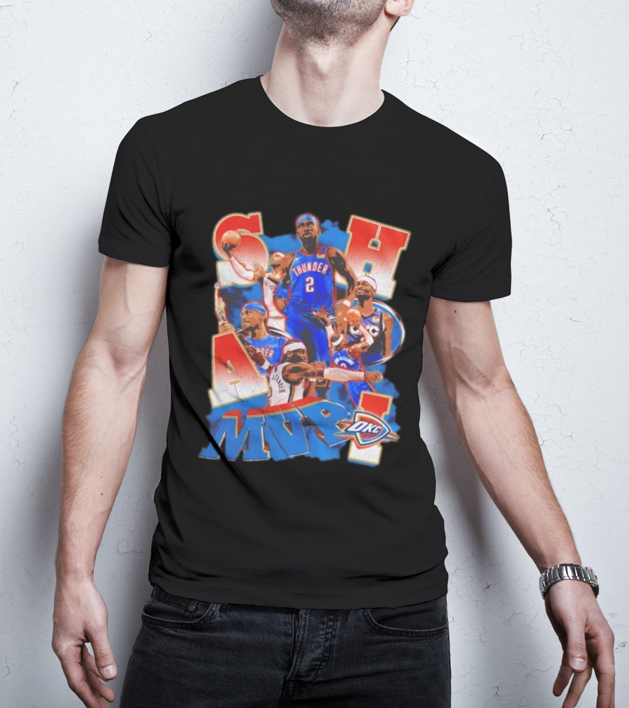 Oklahoma City Thunder Shai Gilgeous Alexander MVP Basketball NBA OKC T-Shirt