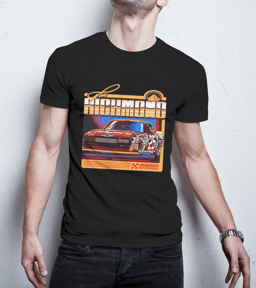 Tim Richmond 25 Chevrolet Hendrick Motorsports Racing NASCAR Folgers T-Shirt