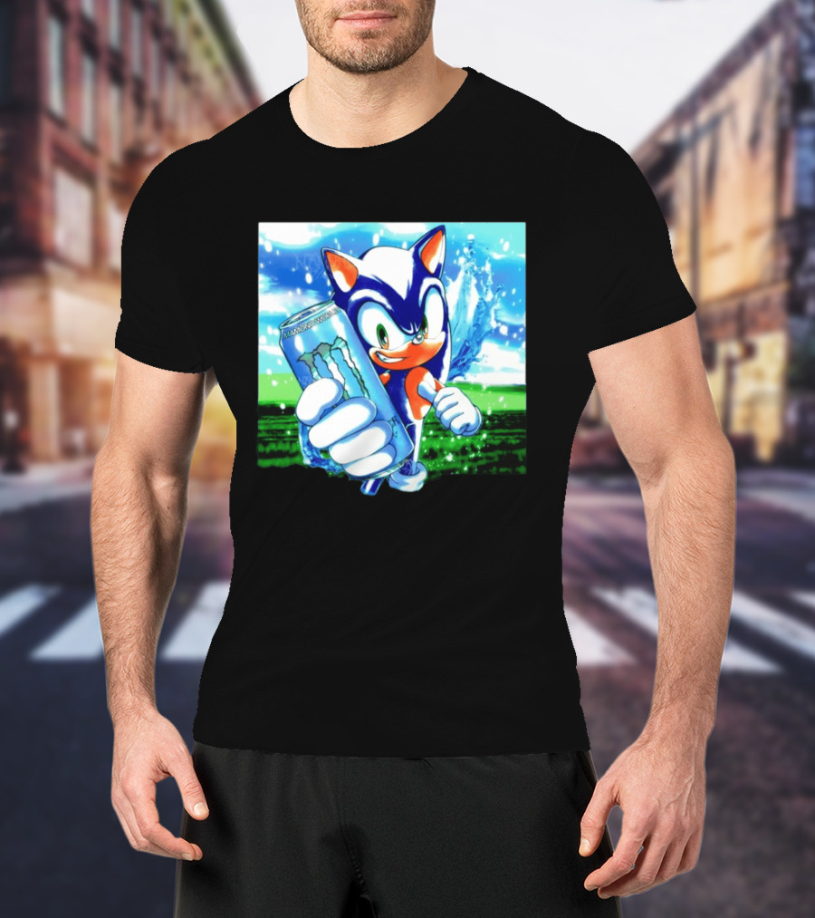 Mamono World Hedgehog Monster Energy T-Shirt