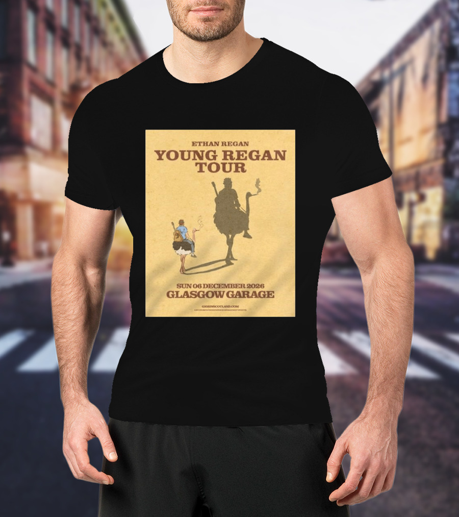 Ethan Regan Young Regan Tour December 2026 Glasgow Garage T-Shirt