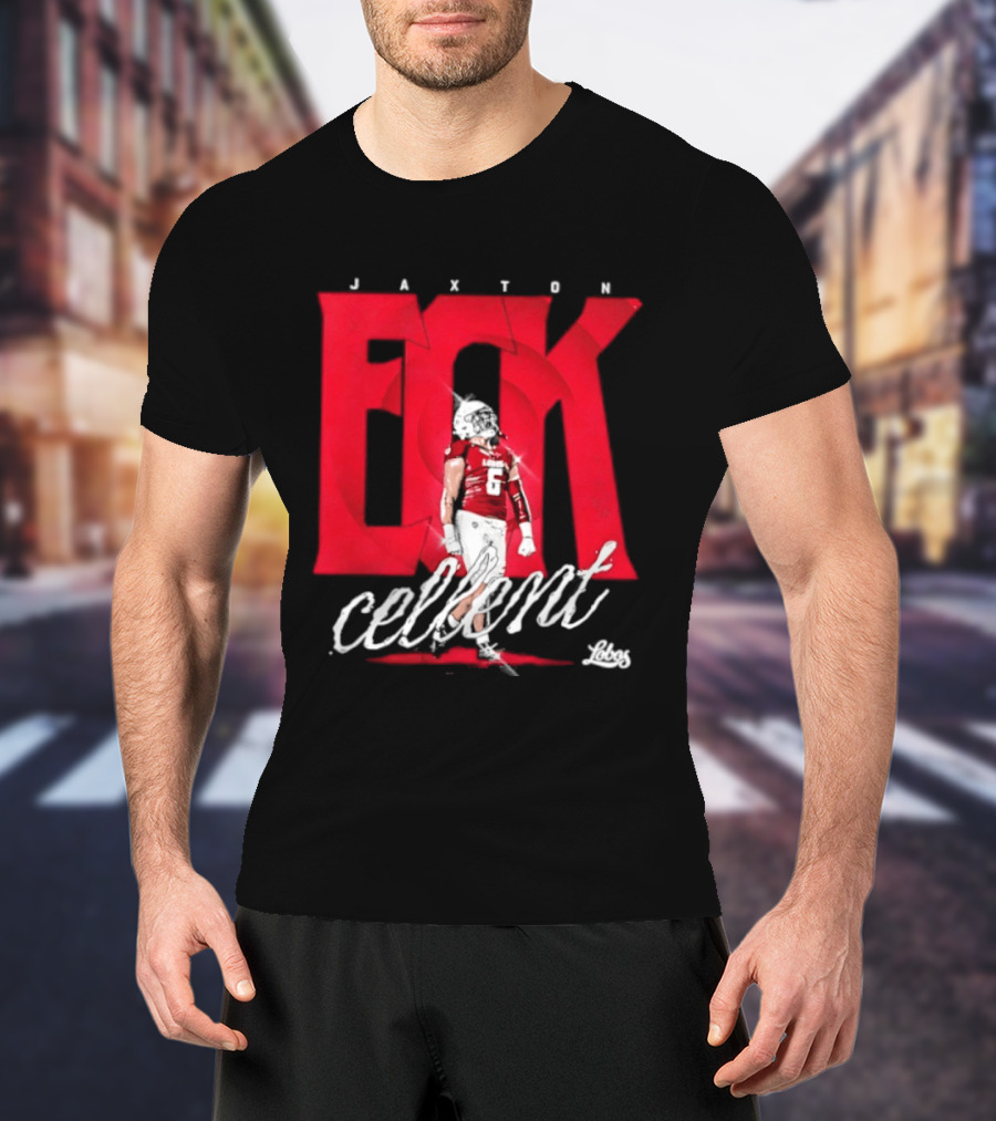 Eck Cellemt New Mexico Football Jaxton T-Shirt