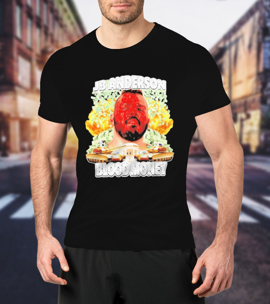 JB Anderson Bloodmoney 90s Bootleg Explosion Cash Tanks T-Shirt