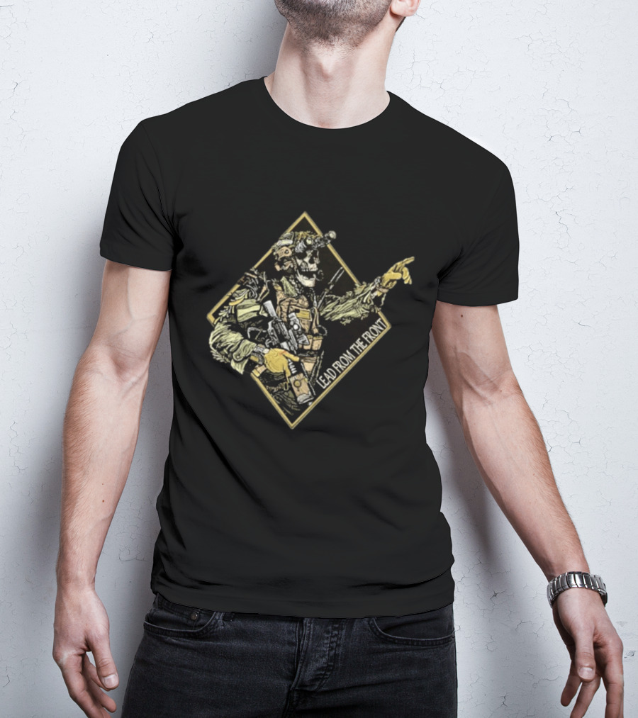 Lead From The Front Tactical Warrior Skeleton T-Shirt