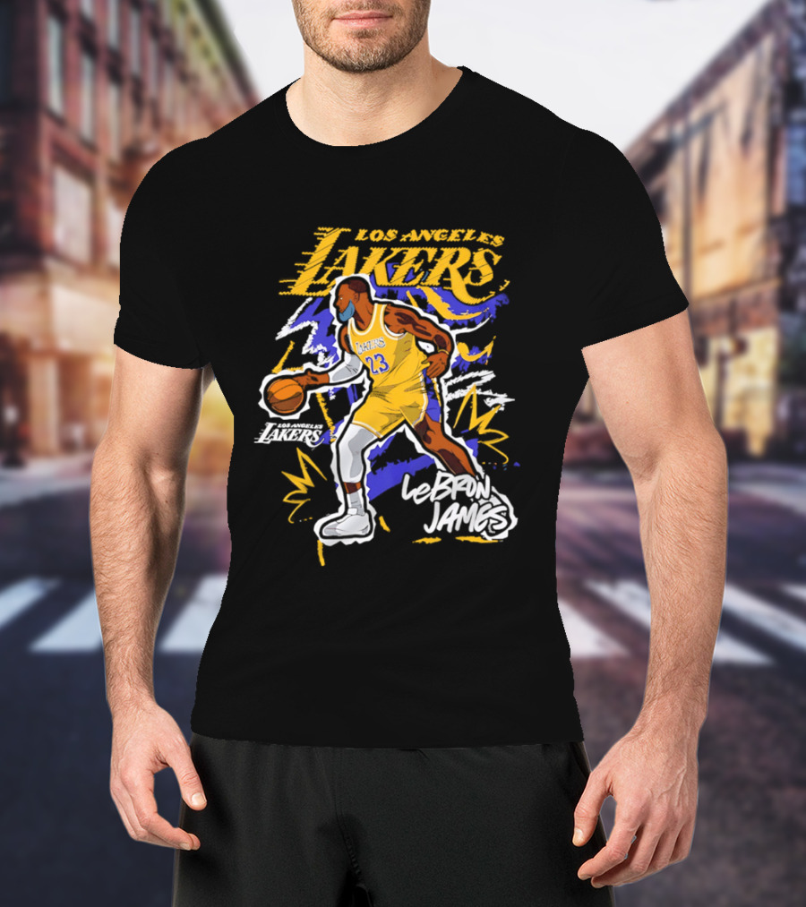 LeBron James Los Angeles Lakers Basketball T-Shirt