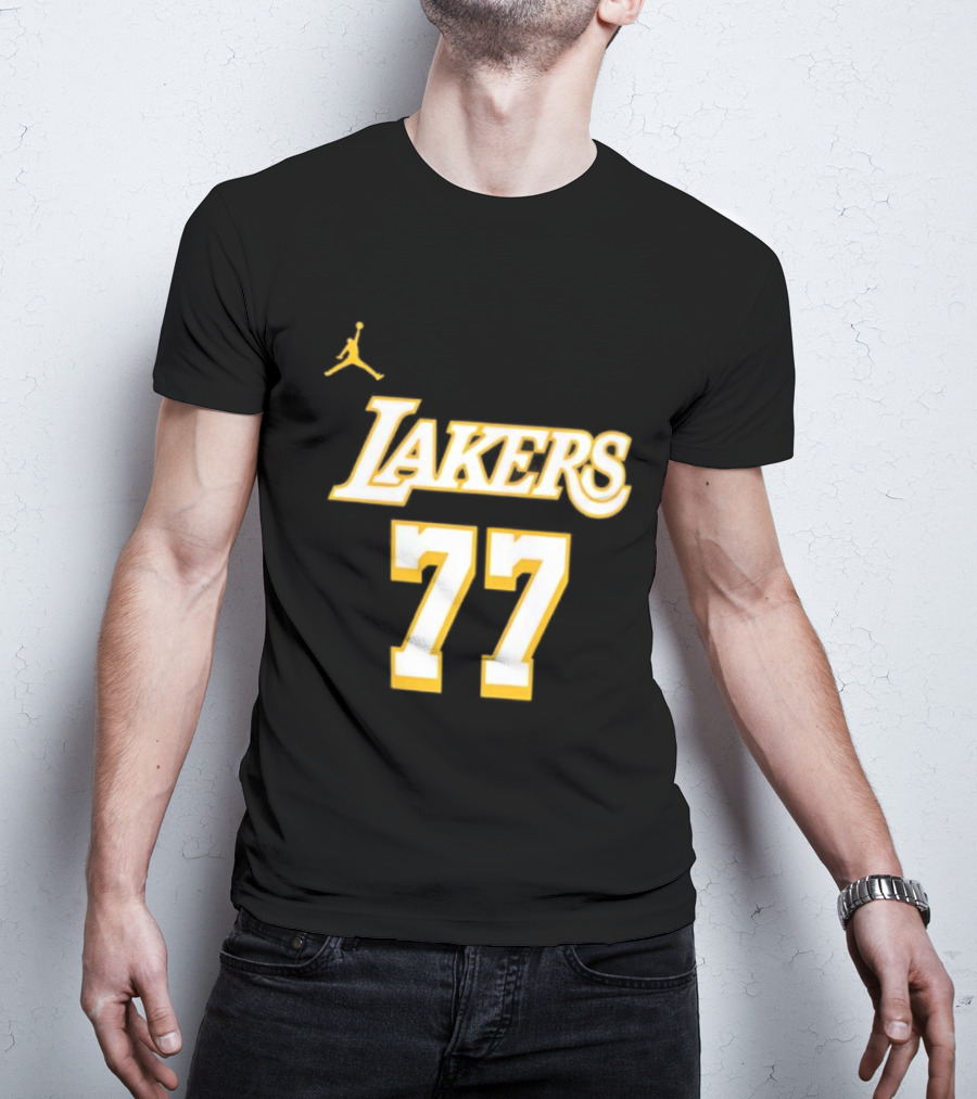 Luka Doncic Lakers 77 Jordan T-Shirt