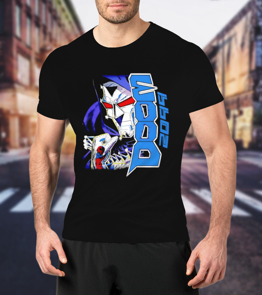 Marvel Comics Doctor Doom 2099 Blue Armor T-Shirt