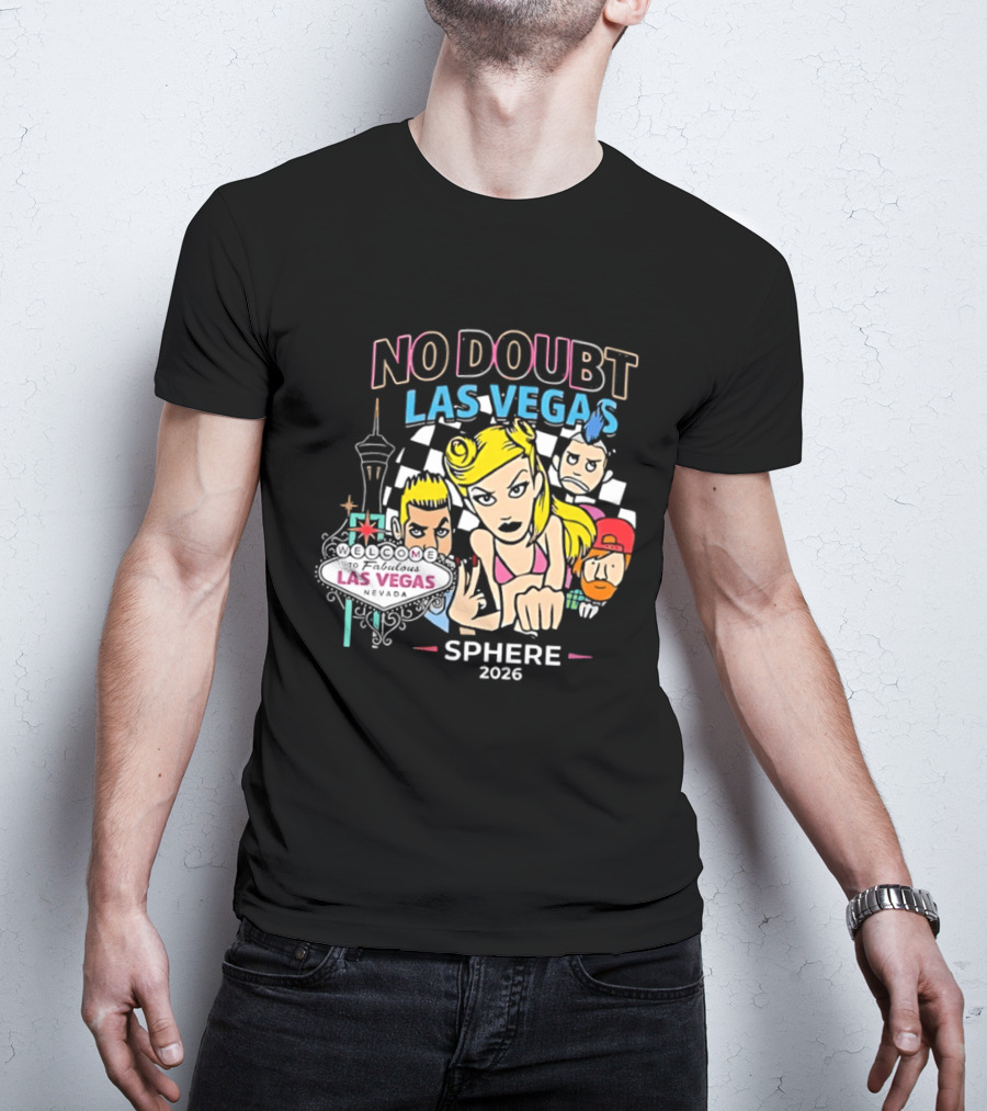 No Doubt Las Vegas Sphere 2026 Concert Merchandise T-Shirt