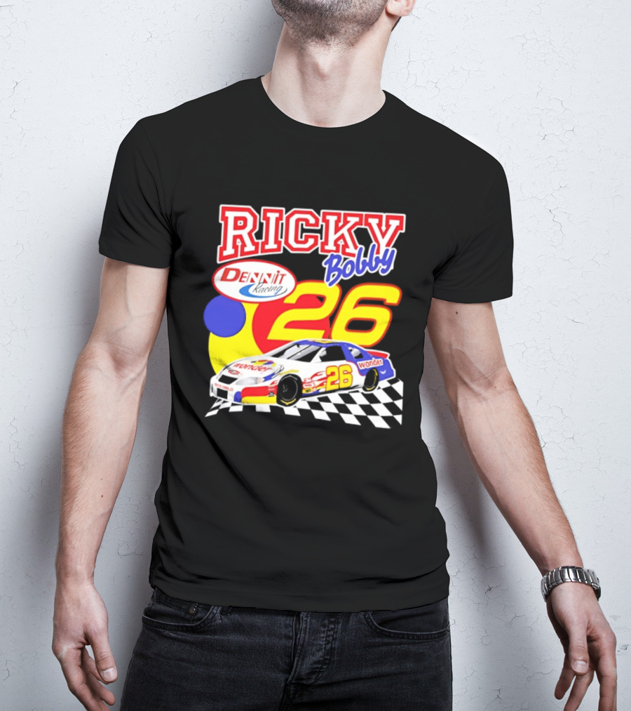 Ricky Bobby Dennit Racing 26 Wonder Talladega Nights Car T-Shirt