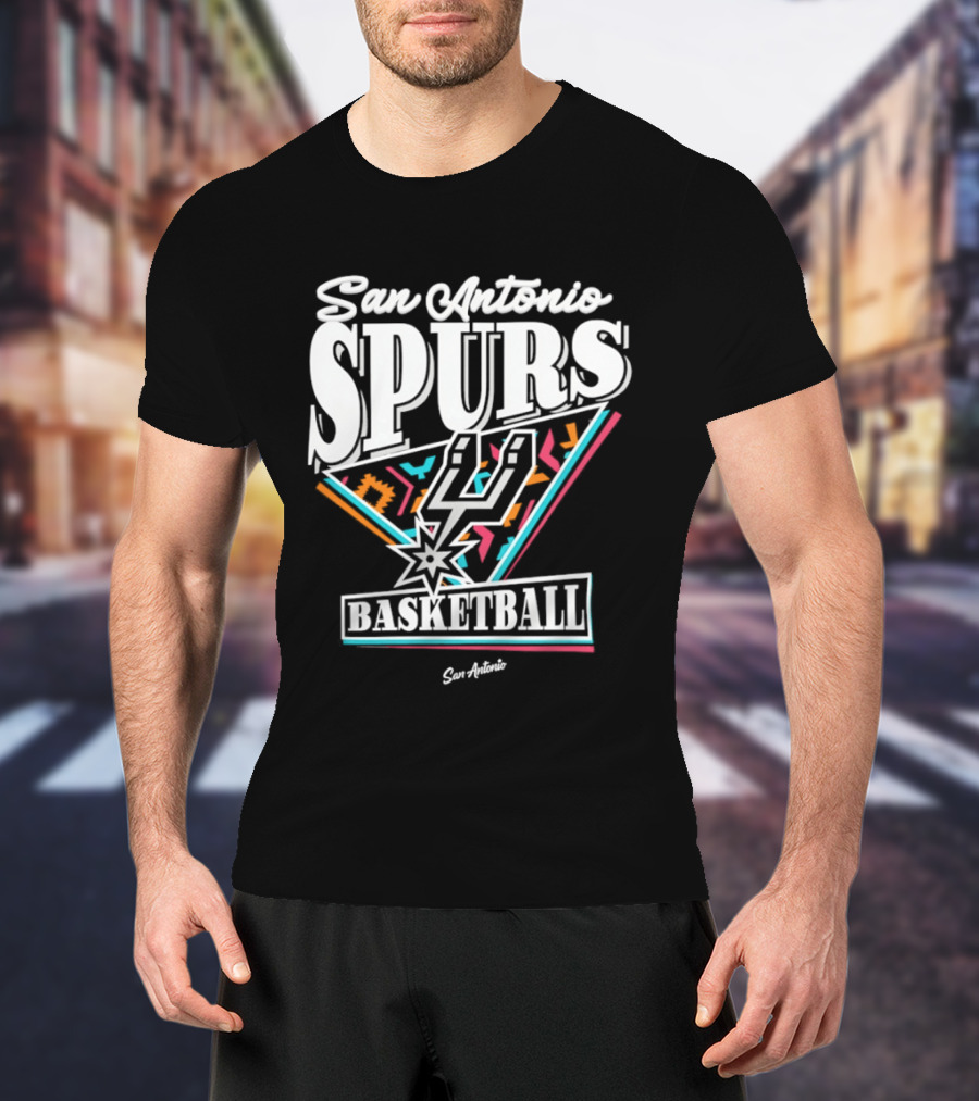 San Antonio Spurs 90s Basketball T-Shirt