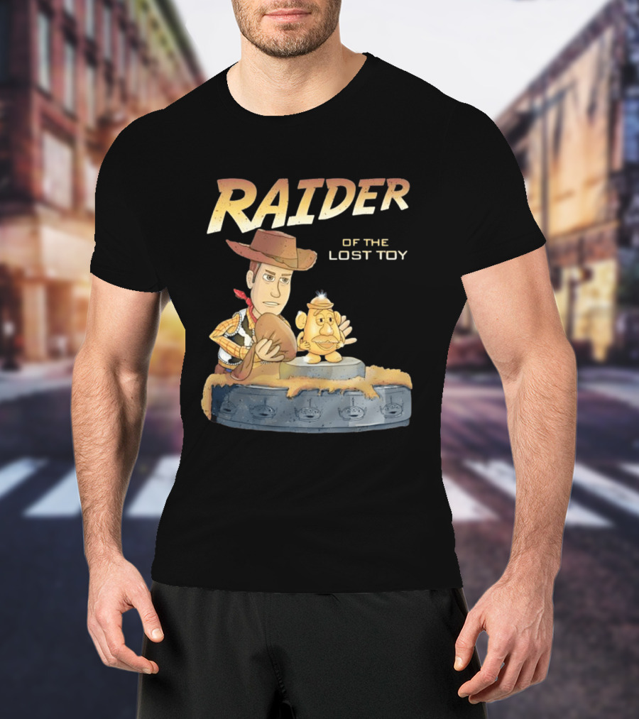 Raiders Toy Story Woody Mr Potato Head Lost Toy T-Shirt