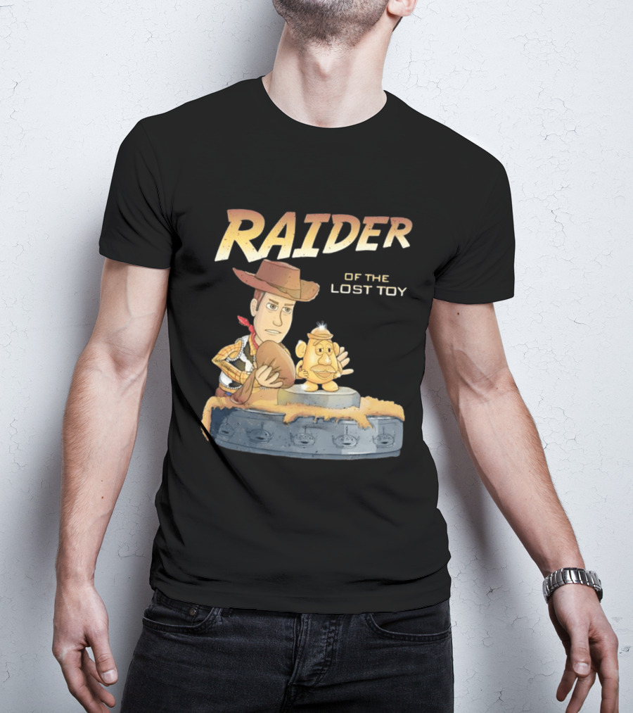 Raiders Toy Story Woody Mr Potato Head Lost Toy T-Shirt