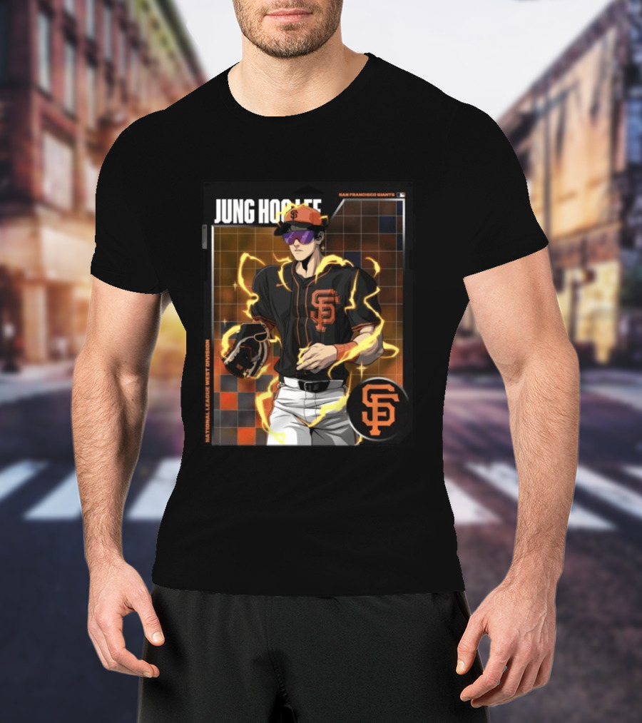 Jung Hoo Lee San Francisco Giants National League West Division Super Saiyan T-Shirt